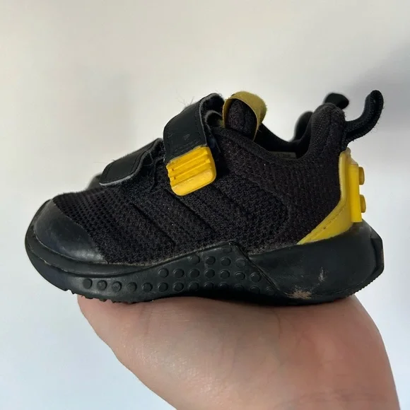 ADIDAS x LEGO Black Kids Sneakers 5.5K Black - Picture 4 of 9